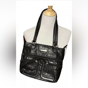Stone & Co. Women’s Black Leather Handbag, Preowned